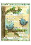 Birds Blue 2-Erin Butson-Art Print