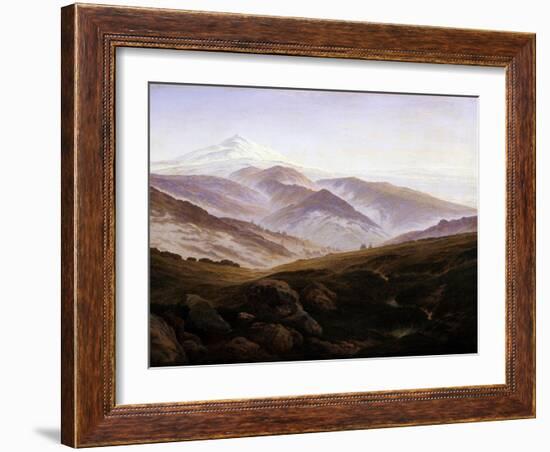 Erinnerungen an Das Riesengebirge, 1835-Caspar David Friedrich-Framed Giclee Print