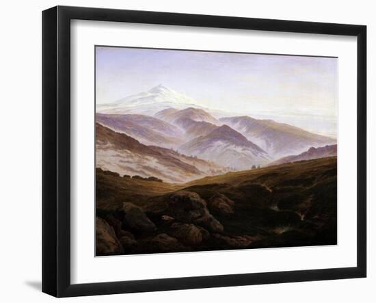 Erinnerungen an Das Riesengebirge, 1835-Caspar David Friedrich-Framed Giclee Print