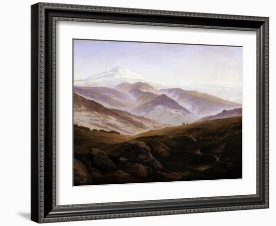 Erinnerungen an Das Riesengebirge, 1835-Caspar David Friedrich-Framed Giclee Print