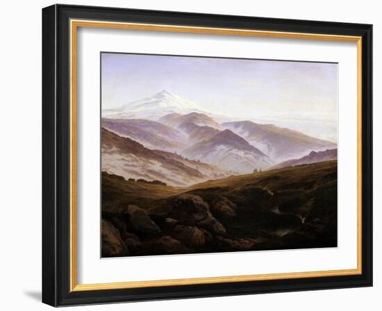 Erinnerungen an Das Riesengebirge, 1835-Caspar David Friedrich-Framed Giclee Print