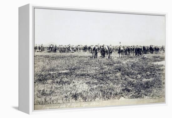 Eritrea, Ailet, the Second Cagni Brigade in Reconnaissance-null-Framed Premier Image Canvas