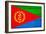 Eritrea Flag Design with Wood Patterning - Flags of the World Series-Philippe Hugonnard-Framed Art Print