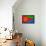 Eritrea Flag Design with Wood Patterning - Flags of the World Series-Philippe Hugonnard-Framed Stretched Canvas displayed on a wall