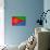 Eritrea Flag Design with Wood Patterning - Flags of the World Series-Philippe Hugonnard-Premium Giclee Print displayed on a wall