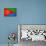 Eritrea Flag Design with Wood Patterning - Flags of the World Series-Philippe Hugonnard-Premium Giclee Print displayed on a wall