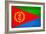 Eritrea Flag Design with Wood Patterning - Flags of the World Series-Philippe Hugonnard-Framed Premium Giclee Print