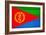 Eritrea Flag Design with Wood Patterning - Flags of the World Series-Philippe Hugonnard-Framed Premium Giclee Print