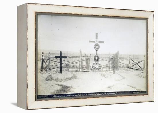 Eritrea, Otumlo Graveyard, Engineer's Monument Dedicated to Fallen of Battle of Dogali-null-Framed Premier Image Canvas