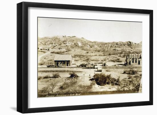 Eritrea, Saati, Railway Station and Fort North-null-Framed Giclee Print