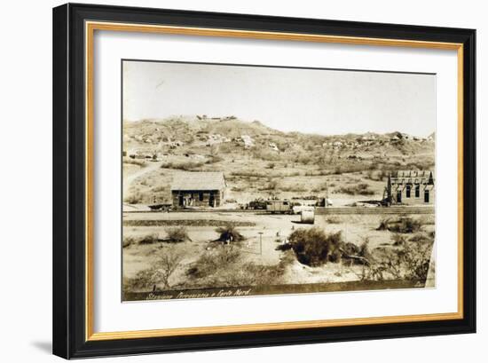 Eritrea, Saati, Railway Station and Fort North-null-Framed Giclee Print