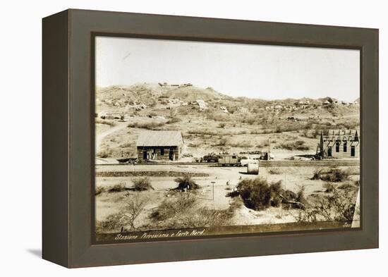 Eritrea, Saati, Railway Station and Fort North-null-Framed Premier Image Canvas