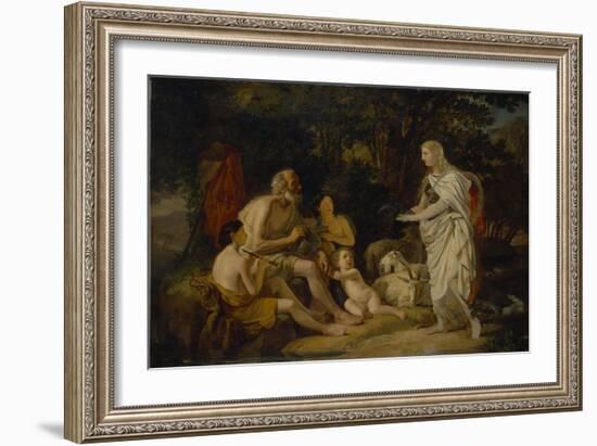 Erminia and the Shepherds, 1824-Karl Pavlovich Briullov-Framed Giclee Print