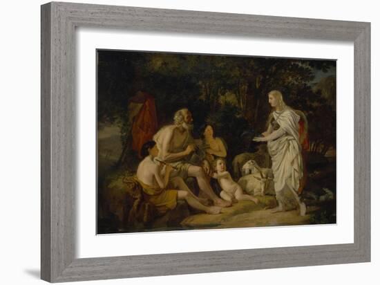 Erminia and the Shepherds, 1824-Karl Pavlovich Briullov-Framed Giclee Print