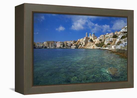Ermoupoli (Khora), Syros Island, Cyclades, Greek Islands, Greece, Europe-Tuul-Framed Premier Image Canvas