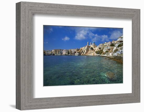 Ermoupoli (Khora), Syros Island, Cyclades, Greek Islands, Greece, Europe-Tuul-Framed Photographic Print