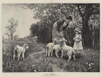 Mending the Nets, Newlyn, Cornwall, 1882-Ernest Albert Waterlow-Giclee Print