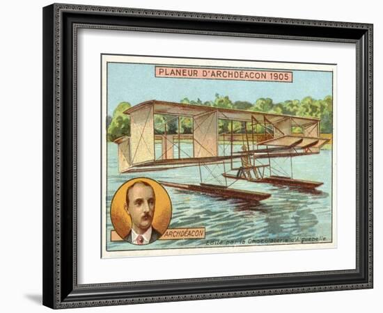 Ernest Archdeacon's Glider, 1905-null-Framed Giclee Print