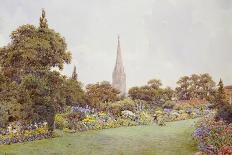 The Gardens at Montacute, Somerset, 1893-Ernest Arthur Rowe-Framed Giclee Print