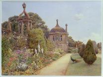 View of a Country House and Garden-Ernest Arthur Rowe-Framed Giclee Print