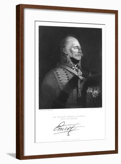 Ernest Augustus, King of Hanover, 1837-null-Framed Giclee Print