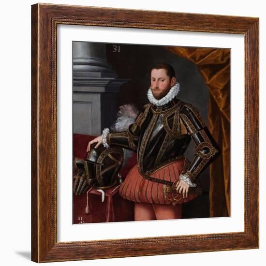 Ernest D'autriche, Archiduc Du Saint Empire - Portrait of Archduke Ernest of Austria (1553-1595) Pa-Alonso Sanchez Coello-Framed Giclee Print