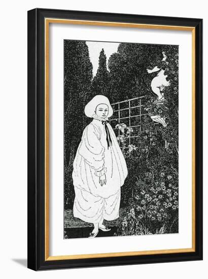 Ernest Dowson - 'The Pierrot of the Minute-Aubrey Beardsley-Framed Giclee Print