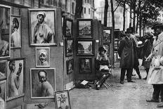 Newspaper Stand, Paris, 1931-Ernest Flammarion-Giclee Print