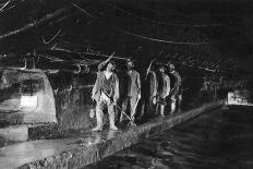 Sewer Cleaners in the Main Sewer, Paris, 1931-Ernest Flammarion-Giclee Print