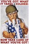 You've Got What it Takes Soldier Poster-Ernest Hamlin Baker-Mounted Giclee Print