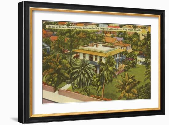 Ernest Hemingway Home, Key West, Florida-null-Framed Art Print