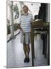 Ernest Hemingway on the Balcony of Bill Davis's Home Near Malaga-Loomis Dean-Mounted Premium Photographic Print