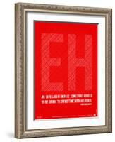 Ernest Hemingway Quote Poster-NaxArt-Framed Art Print