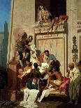 Mark Antony Brought Dying to Cleopatra VII, Queen of Egypt-Ernest Hillemacher-Premier Image Canvas