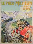 Woman Hails Aviation Week In Champagne, France-Ernest Montaut-Art Print