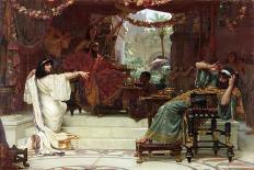 Esther Denouncing Haman to King Ahasuerus, 1888-Ernest Normand-Mounted Giclee Print