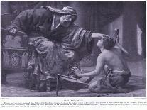 Esther Denouncing Haman to King Ahasuerus, 1888-Ernest Normand-Mounted Giclee Print