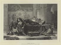 Esther Denouncing Haman to King Ahasuerus, 1888-Ernest Normand-Mounted Giclee Print