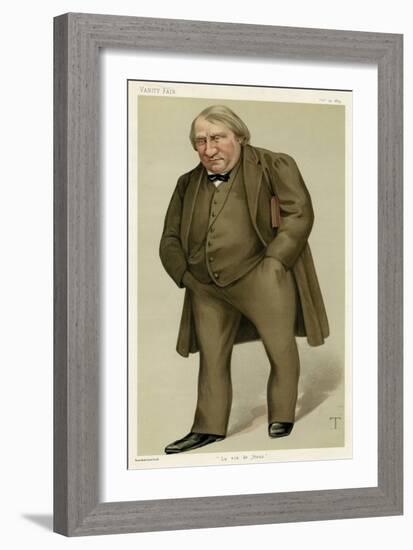 Ernest Renan, VFair 1879-Theobald Chartran-Framed Art Print