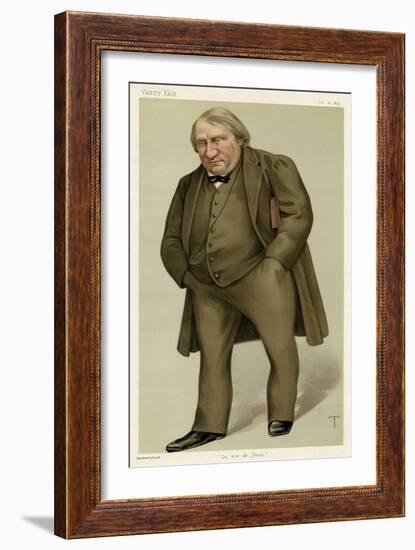 Ernest Renan, VFair 1879-Theobald Chartran-Framed Art Print