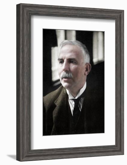 Ernest Rutherford (1871-1937), Nobel prize-winning atomic physicist, c1908-Unknown-Framed Photographic Print