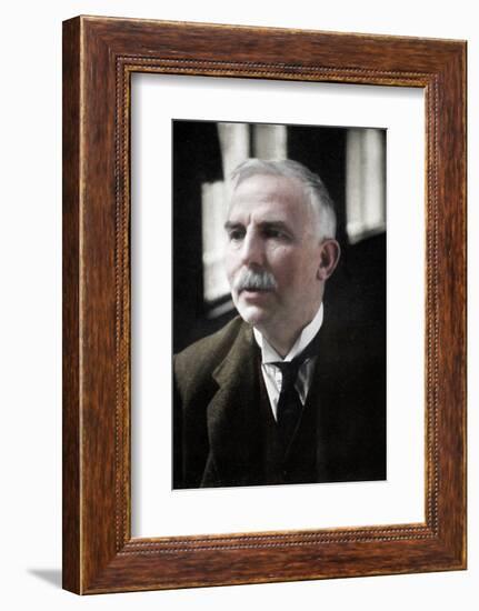 Ernest Rutherford (1871-1937), Nobel prize-winning atomic physicist, c1908-Unknown-Framed Photographic Print