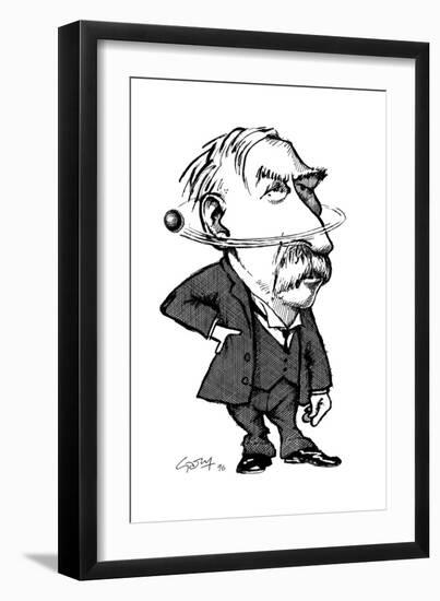 Ernest Rutherford, Caricature-Gary Gastrolab-Framed Giclee Print