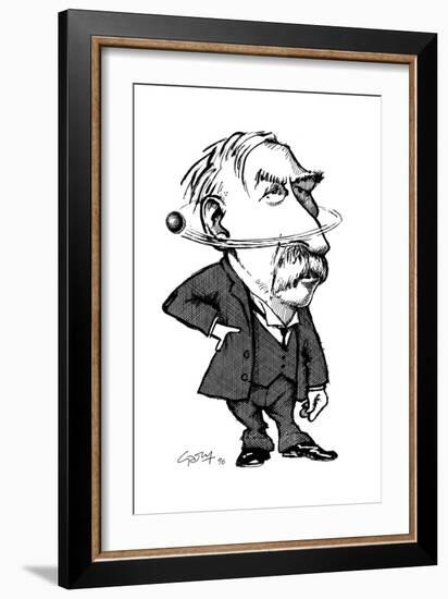 Ernest Rutherford, Caricature-Gary Gastrolab-Framed Giclee Print