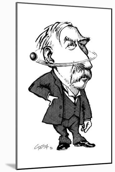Ernest Rutherford, Caricature-Gary Gastrolab-Mounted Giclee Print