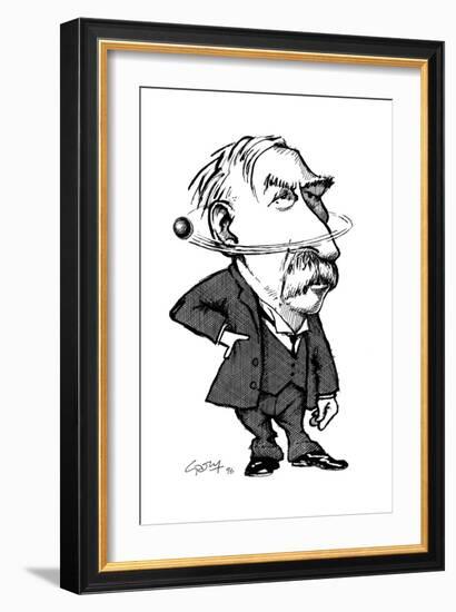 Ernest Rutherford, Caricature-Gary Gastrolab-Framed Giclee Print