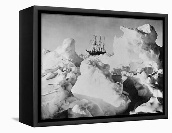 Ernest Shackleton's Ship Endurance Trapped in Ice-Bettmann-Framed Premier Image Canvas