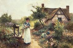 Gathering Poppies Near Winchester, England-Ernest Walbourn-Giclee Print