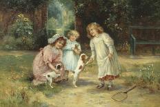 Playing with the Kitten-Ernest Walbourn-Giclee Print