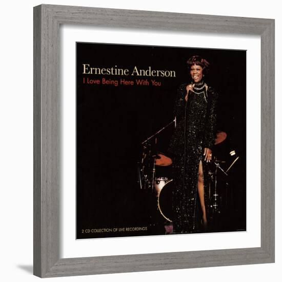 Ernestine Anderson, I Love Being Here With You-null-Framed Art Print